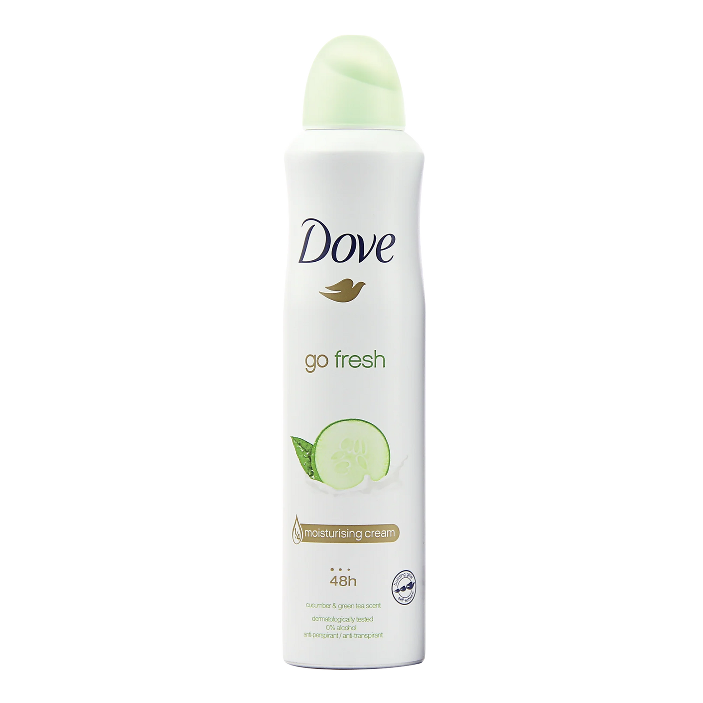 DOVE DEODORANT GO FRESH CUCUMBER & GREEN TEA SCENT 250ML