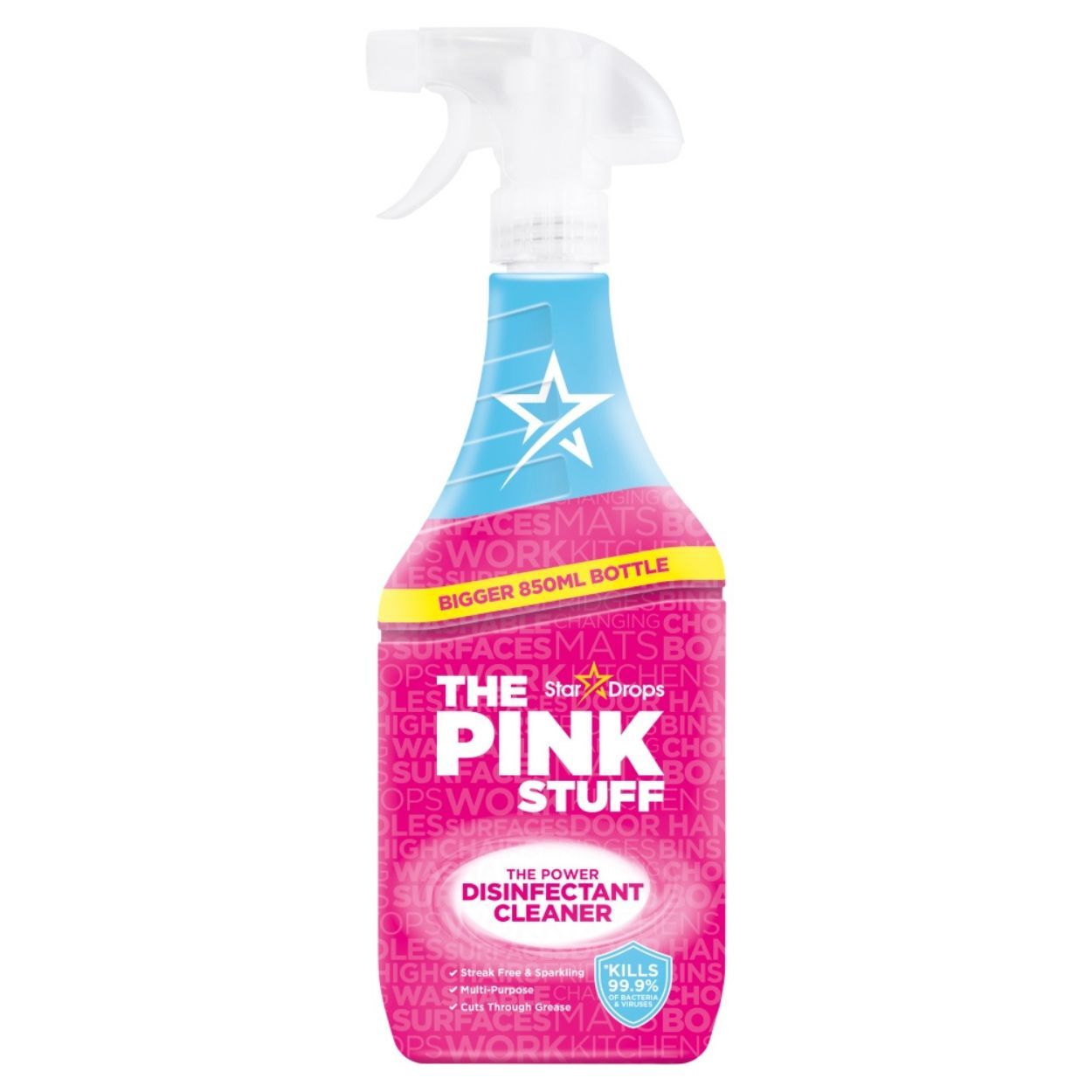 THE PINK STUFF'S DISINFECTANT CLEANER SPRAY 850ML