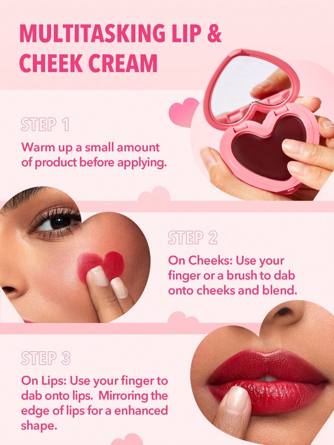 SHEGLAM Playing Cupid Cream Blush-Cherish