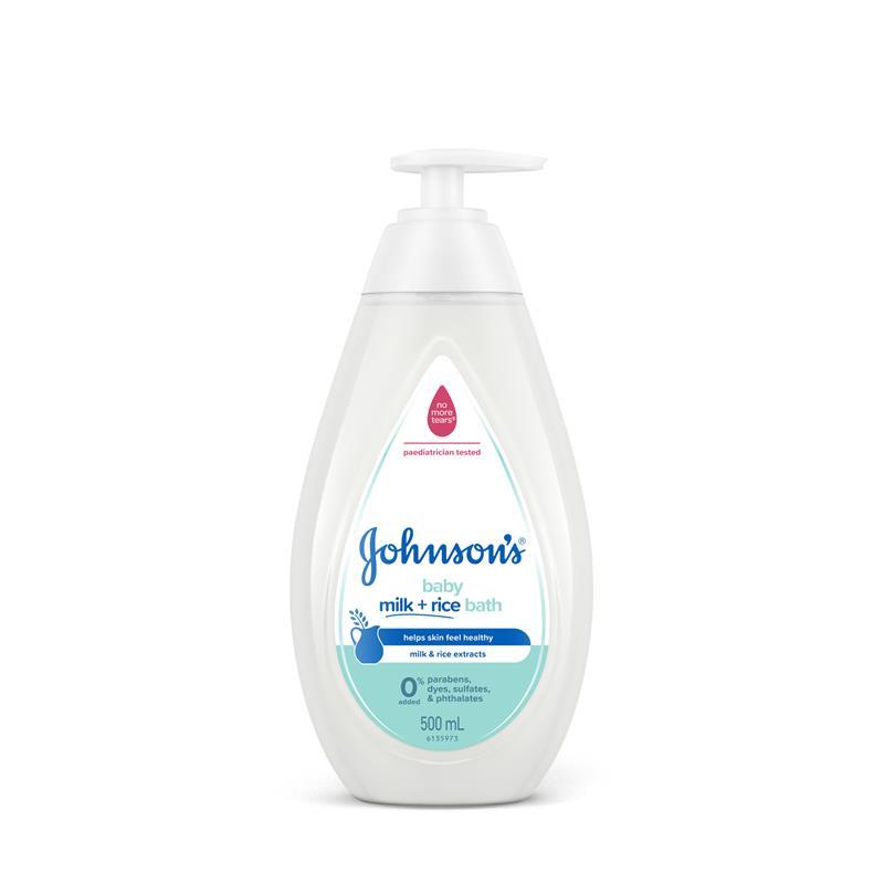 JOHNSON'S BABY BATH MILK + RICE 500ML