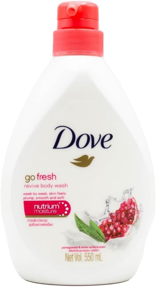 DOVE BODY WASH GO FRESH POMEGRANATE & LEMON VERVEBA SCENT 550ML