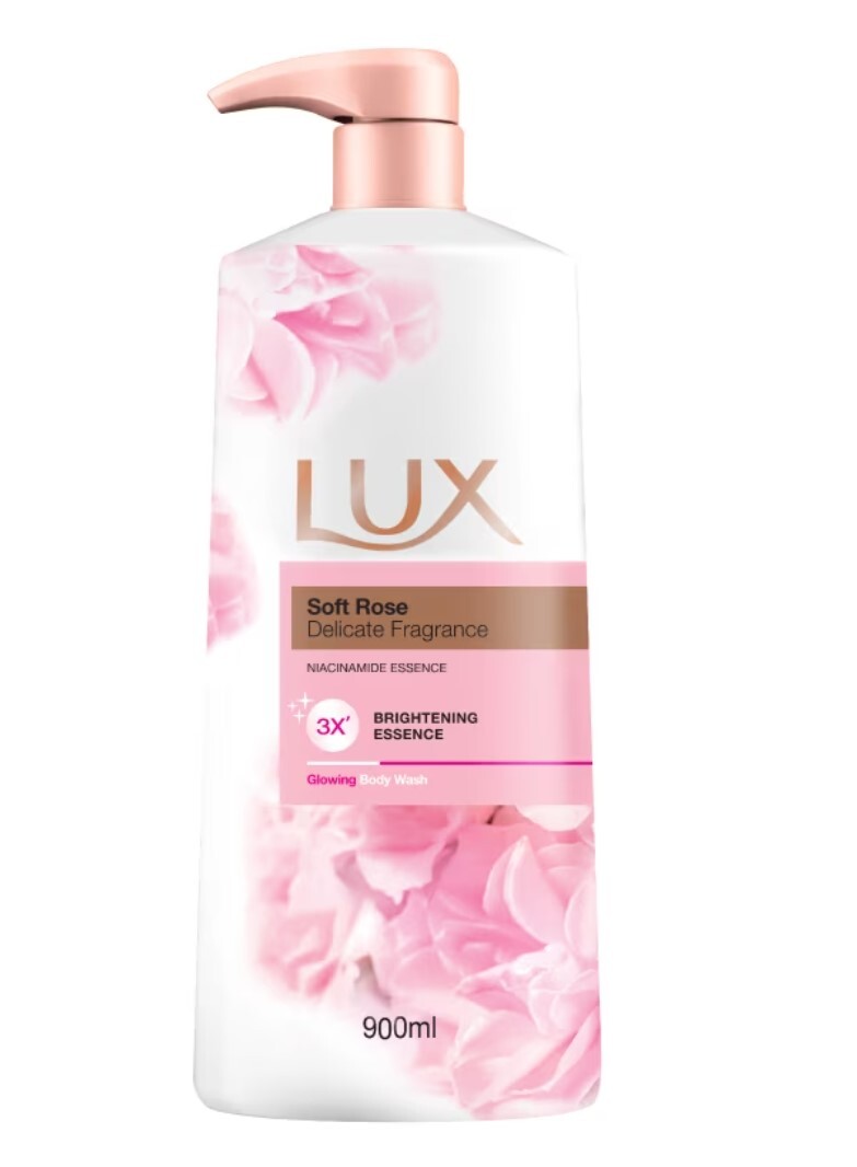 LUX SHOWER GEL SOFT ROSE DELICATE FRAGRANCE 900ML