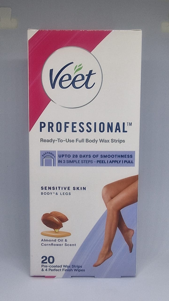 VEET WAX STRIP SENSITIVE SKIN 20'S