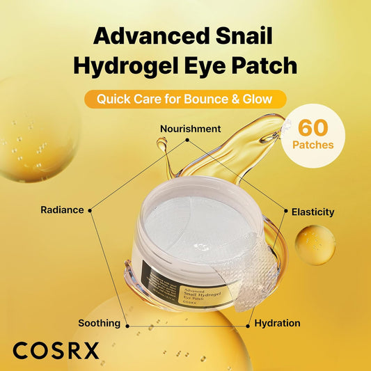 COSRX ADVANCED SNAIL MUCIN HYDROGEL EYE PATCH 60 PATCHES