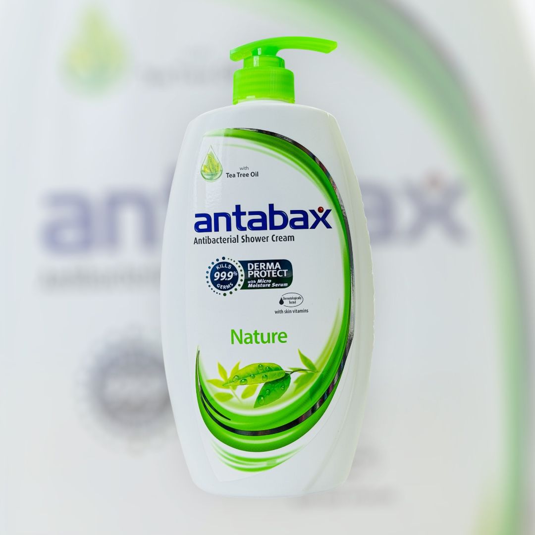 ANTABAX ANTIBACTERIAL SHOWER CREAM NATURE 975ML