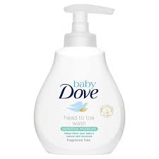 BABY DOVE WASH FRAGRANCE FREE MOISTURE 200ML