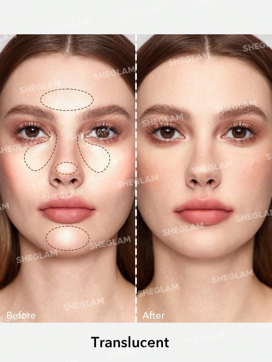 SHEGLAM Baked Glow Setting Powder-Translucent