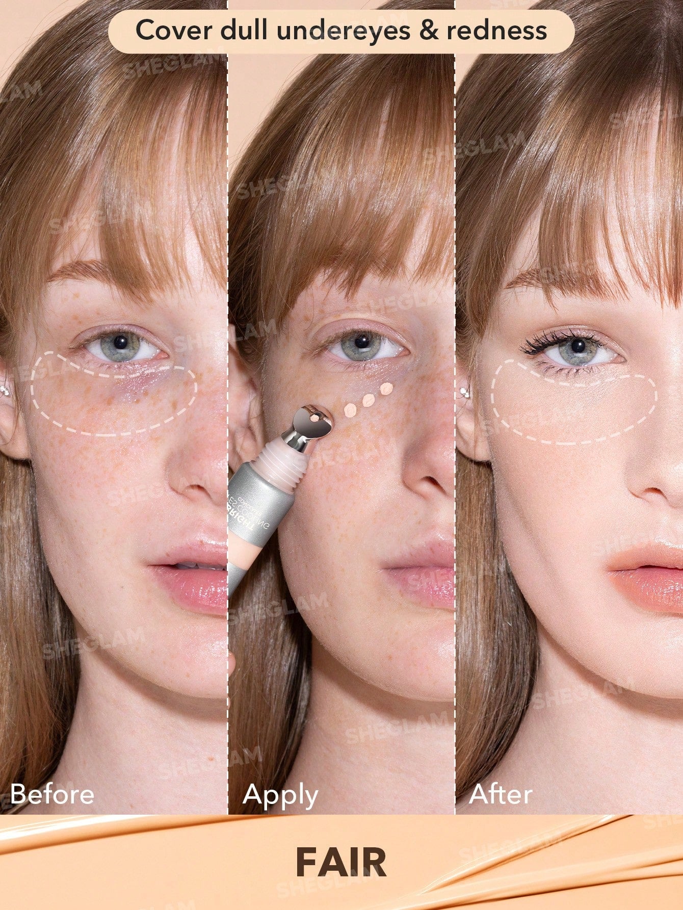 SHEGLAM Bright Eyes Cooling Concealer-Fair