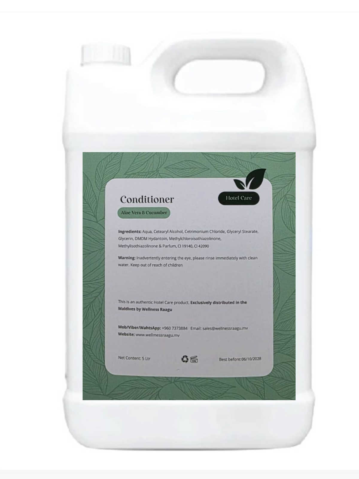 HOTEL CARE CONDITIONER ALOE VERA & CUCUMBER 5L