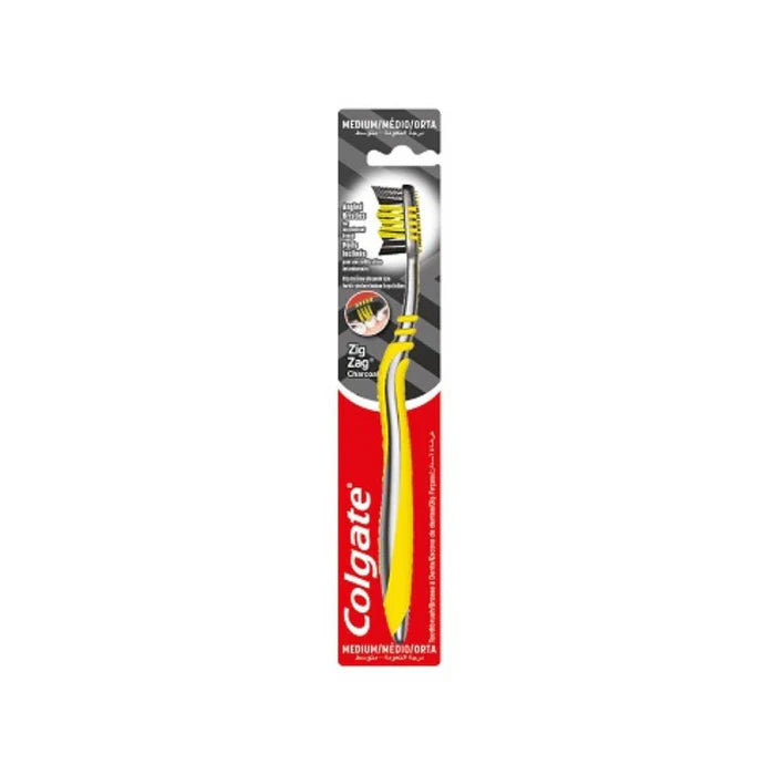 COLGATE TOOTHBRUSH ZIG ZAG CHARCOAL