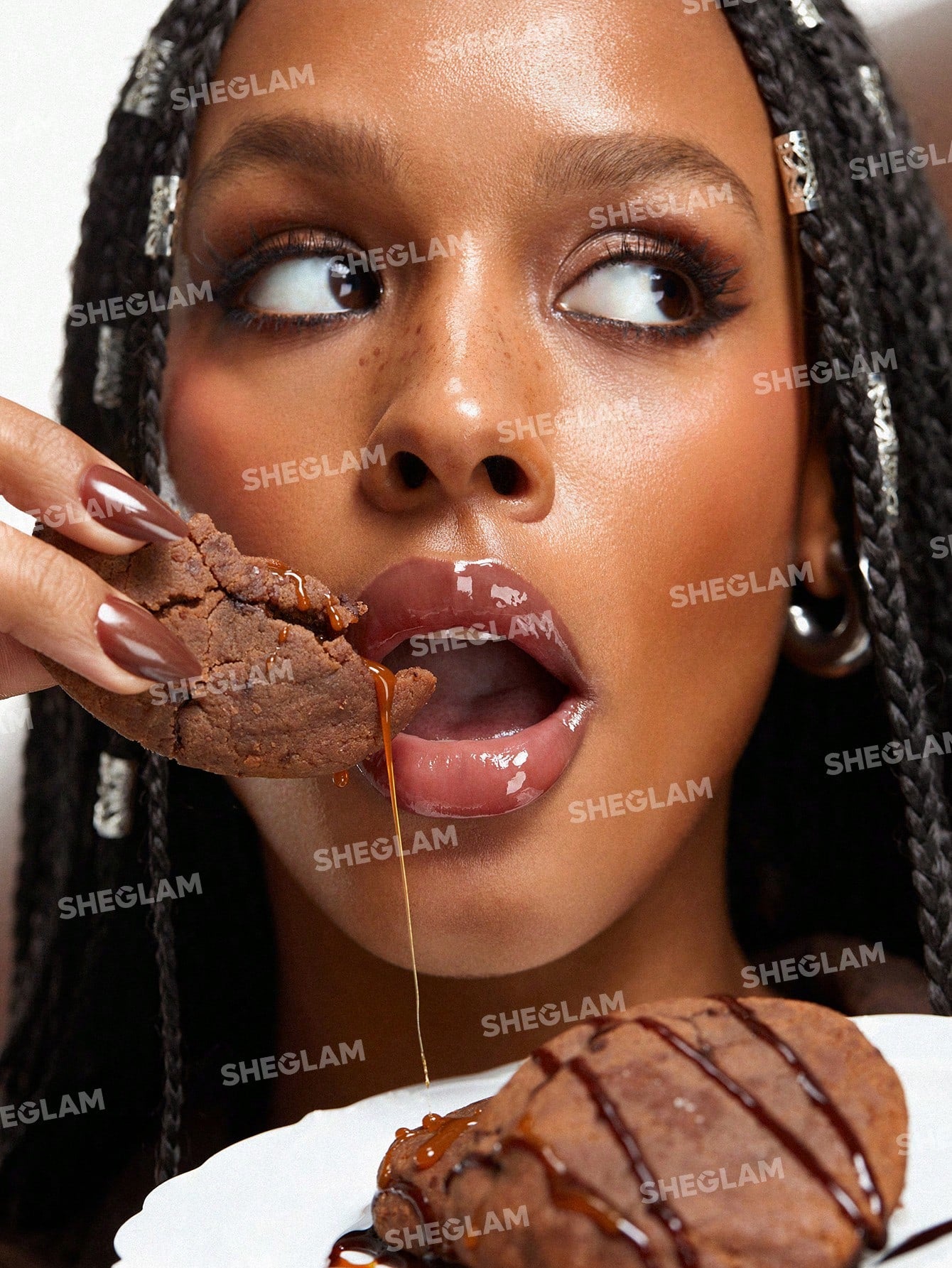 SHEGLAM Crystal Glaze Moisturizing Lip Gloss-Cocoa Cookie