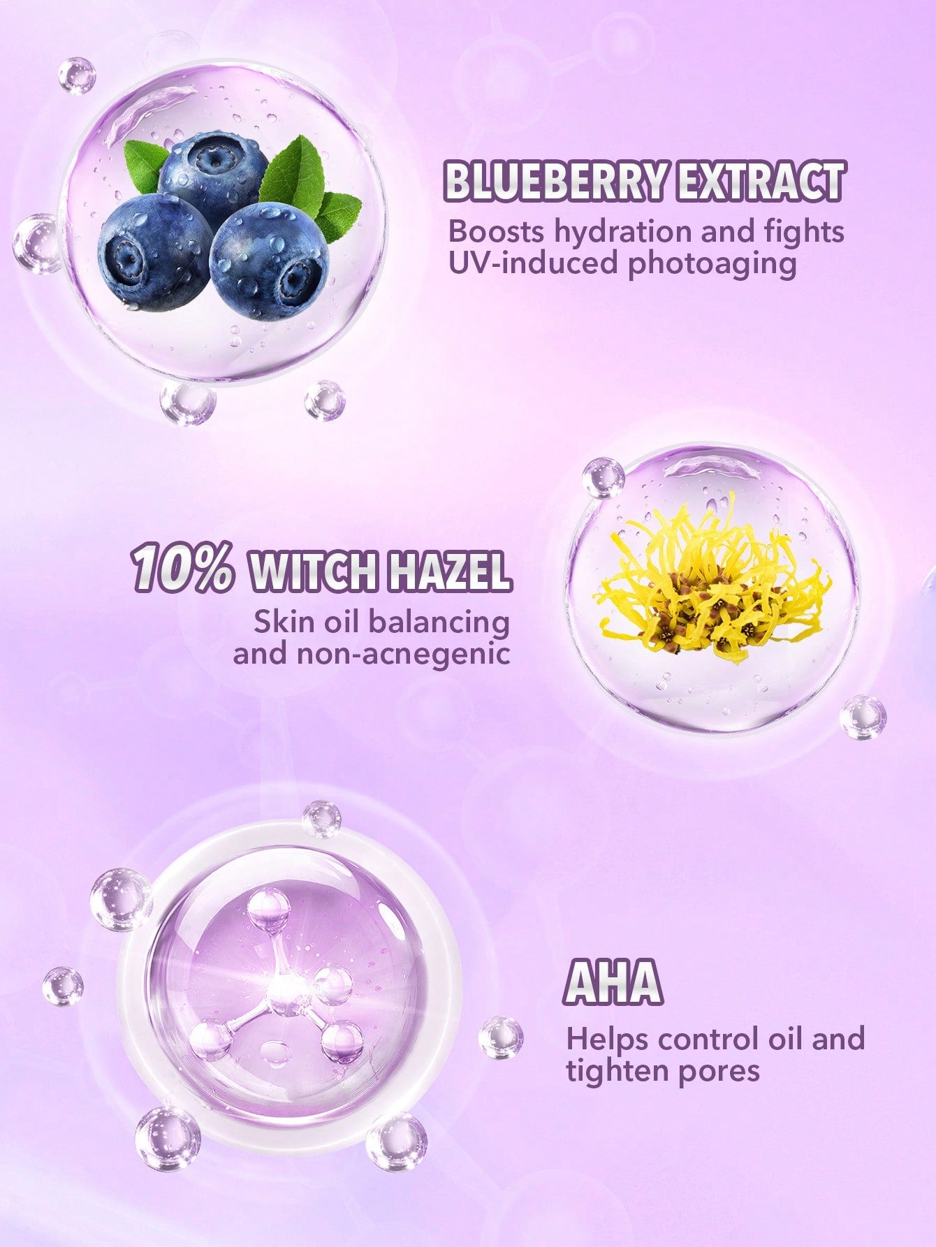 SHEGLAM Good Grip Hydrating Primer-Blueberry + AHA