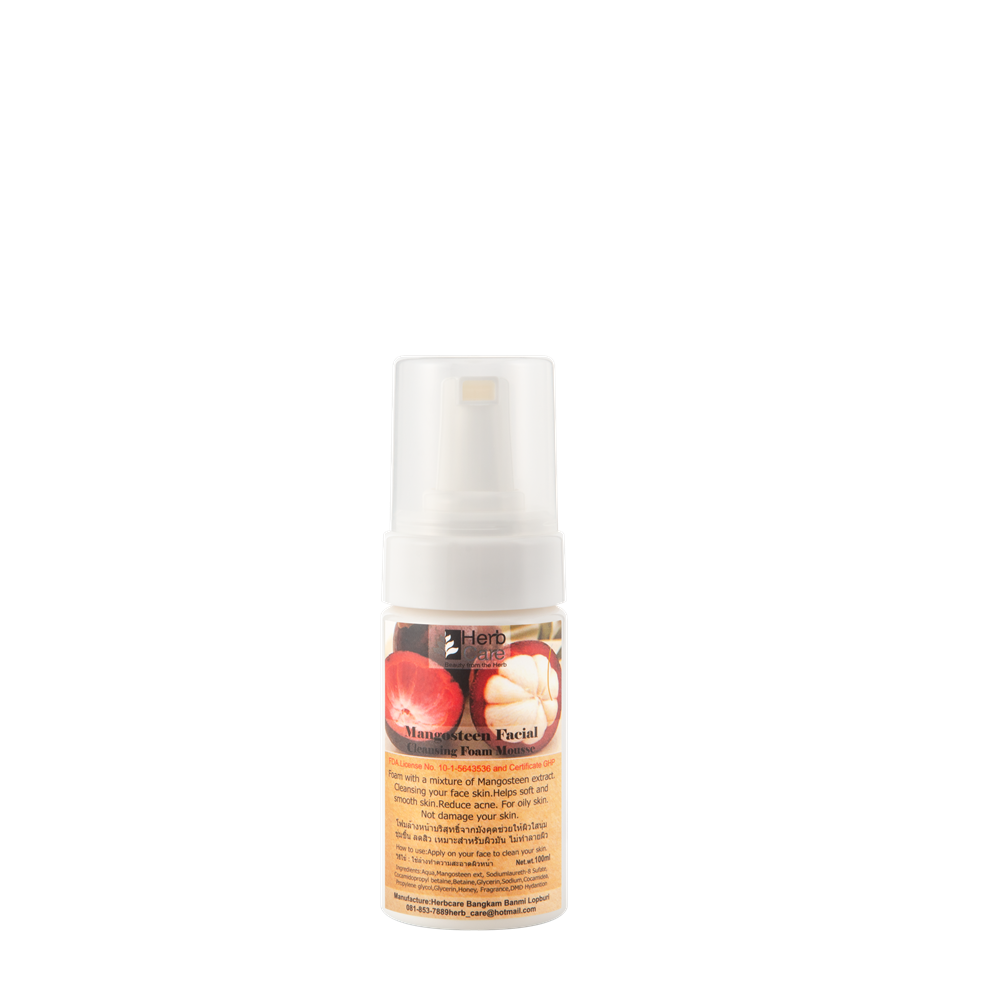 HERBCARE MANGOSTEEN FACIAL CLEANSING FOAM MOUSSE 100ML
