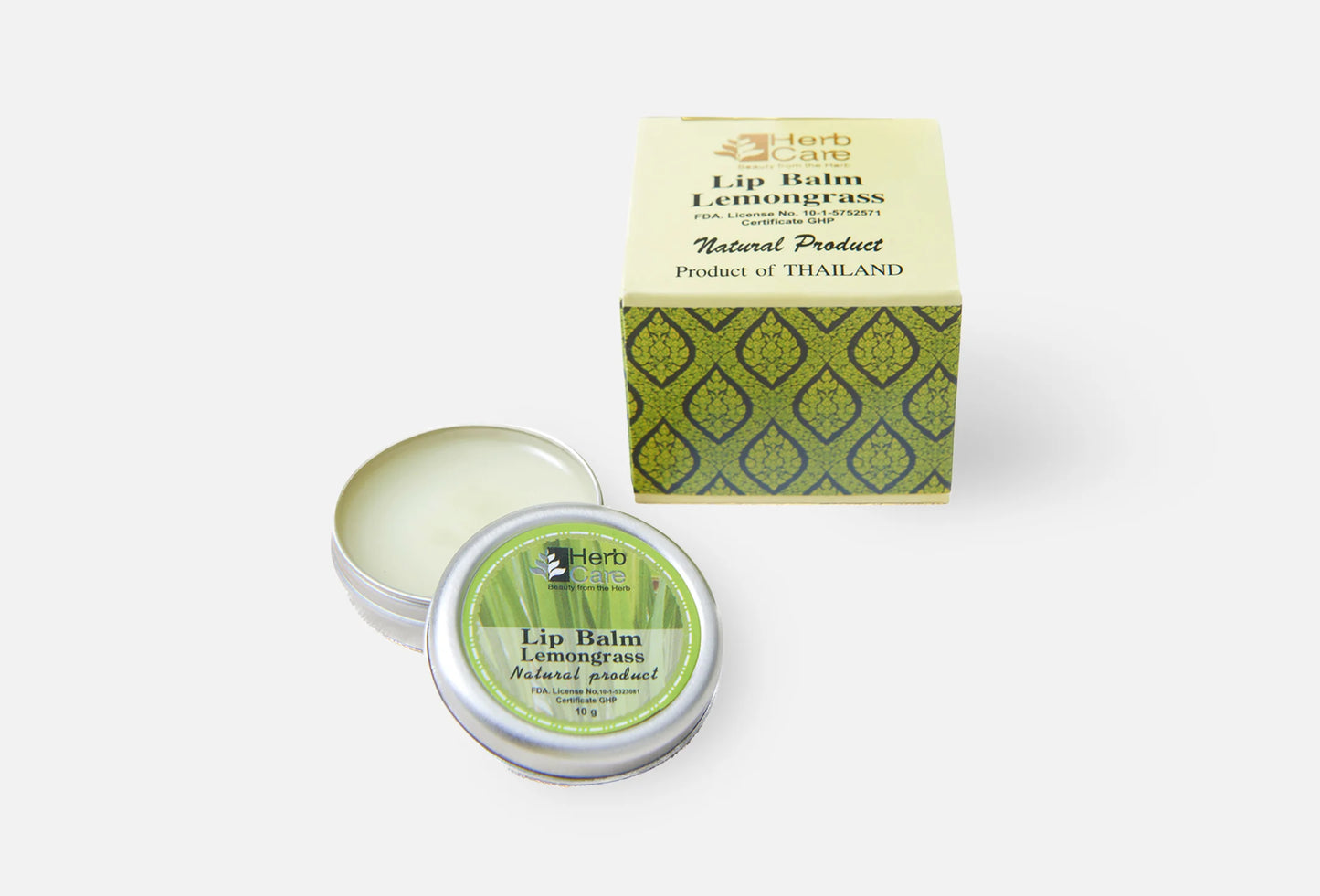 HERBCARE LIP BALM LEMONGRASS 10G