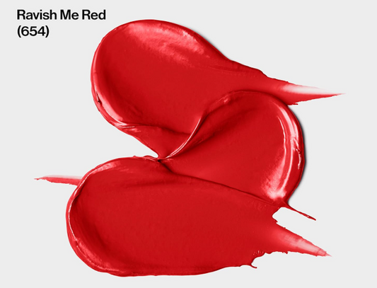 REVLON SUPER LUSTROUS CREME LIPSTICK RAVISH ME RED-654 4.5G