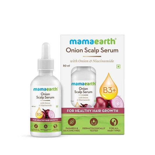 MAMAEARTH ONION SCALP SERUM WITH ONION & NIACINAMIDE 50ML
