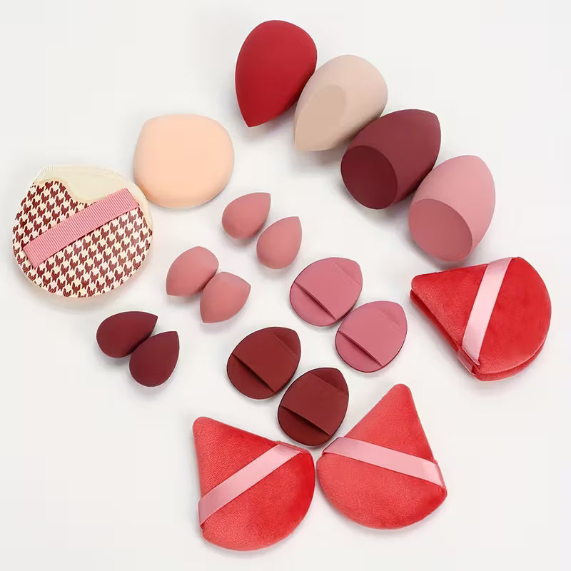 MARSHMALLOW SPONG PUFF HOUNDSTOOTH 20PCS
