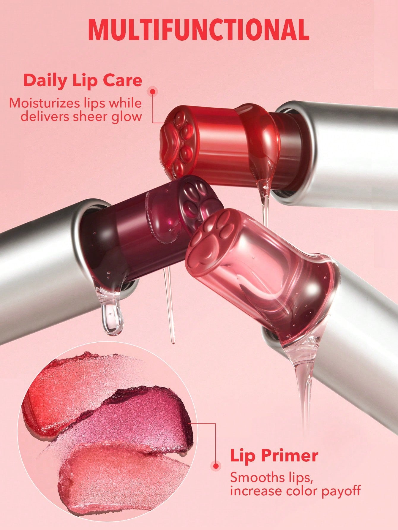 SHEGLAM Mello Jello Nourishing Lip Balm-Pink Topaz