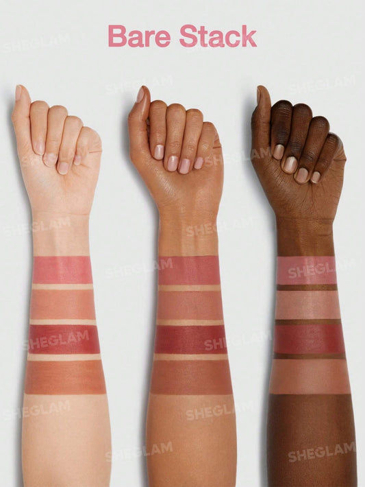 SHEGLAM MEGA LIP STACKS NUDE BARE