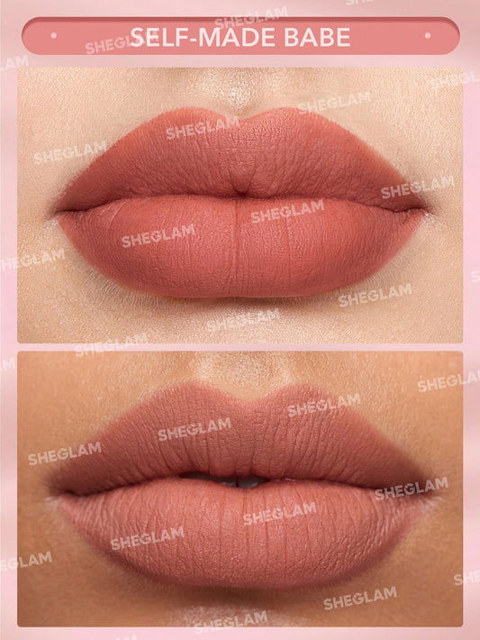 SHEGLAM MATTE ALLURE LIPSTICK SELF MADE BASE