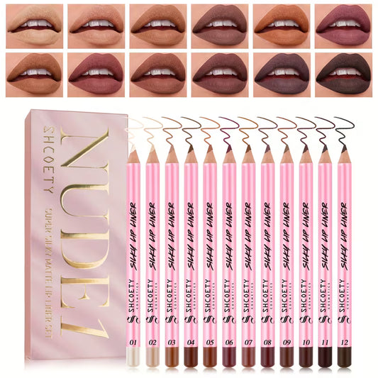 SHCOETY SILKY MATTE LIP LINER PENCIL