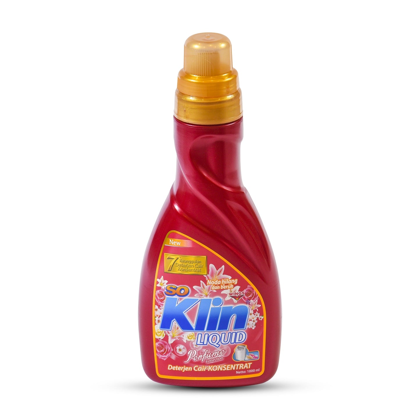SOKLIN LIQUID DETERGENT SCARLET BLOSSOM RED 1LTR