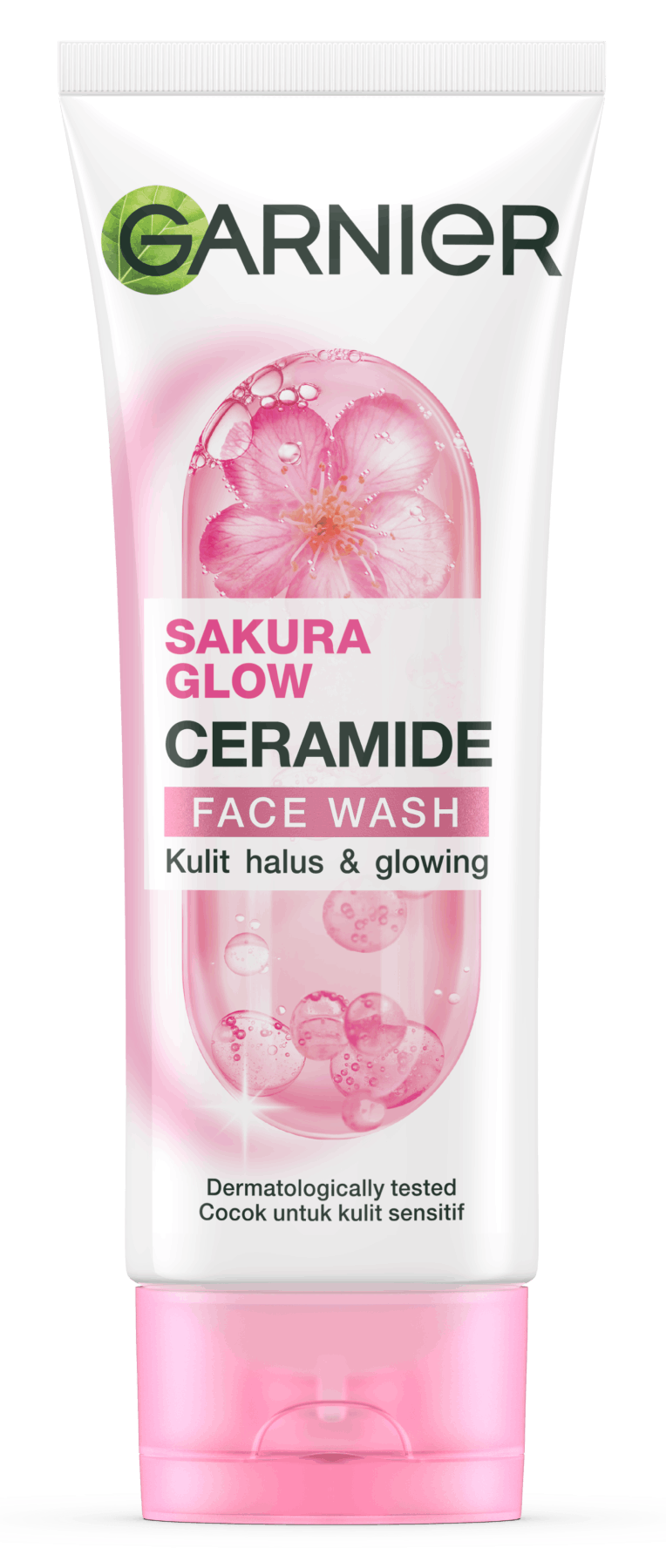 GARNIER WOMAN SAKURA GLOW CERAMIDE FACE WASH KULIT HALUS & GLOWING 100ML