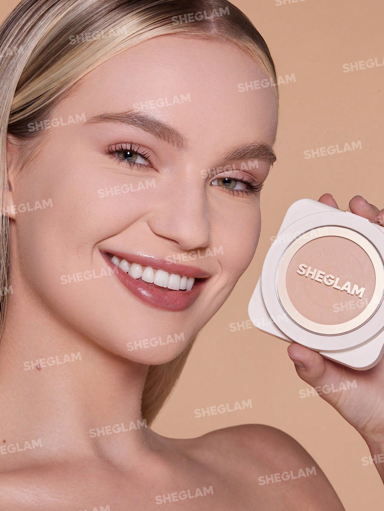 SHEGLAM Skin-Focus High Coverage Powder Foundation-Porcelain