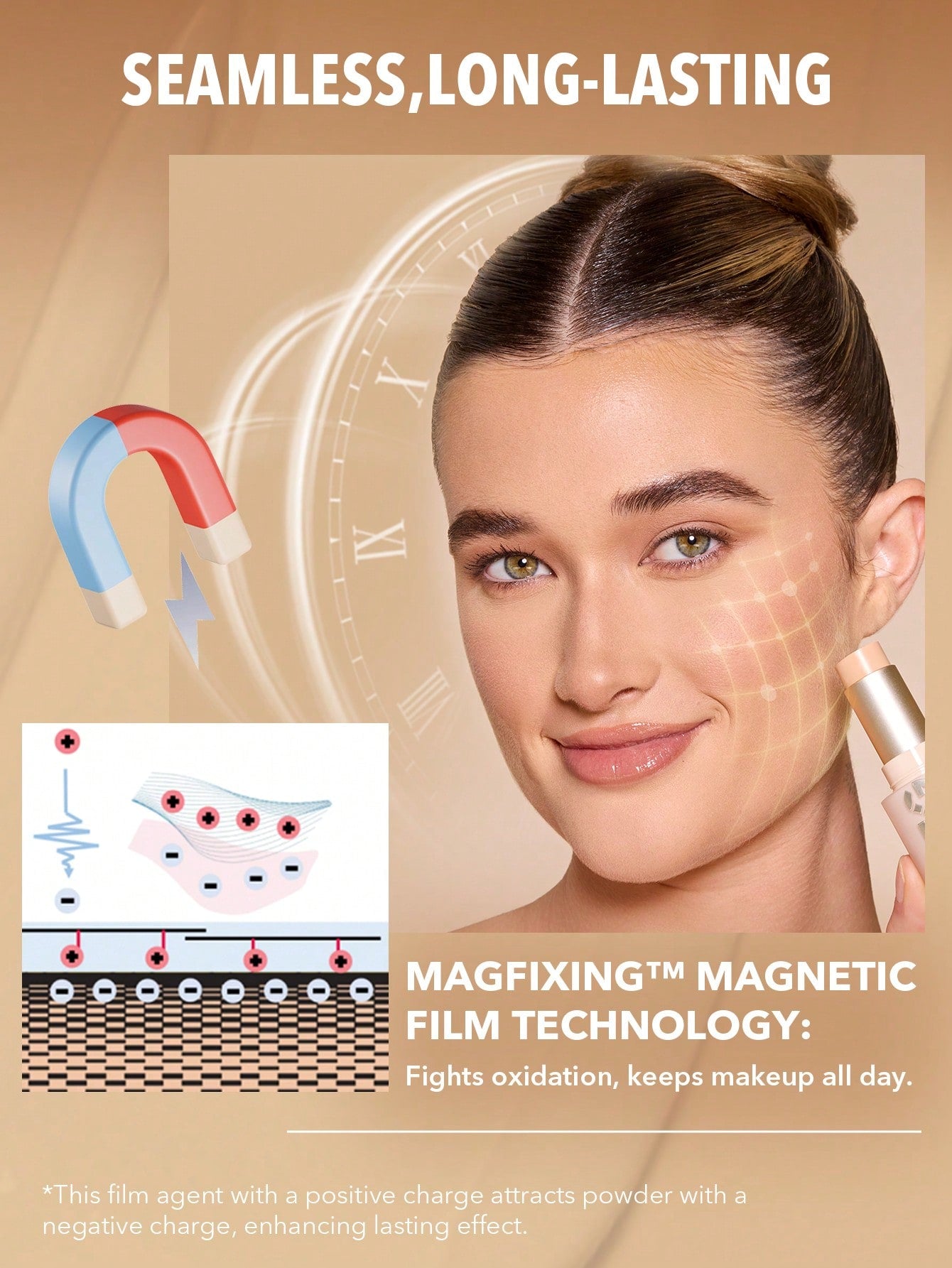 SHEGLAM Skin Magnet High Coverage Foundation Stick-Shell