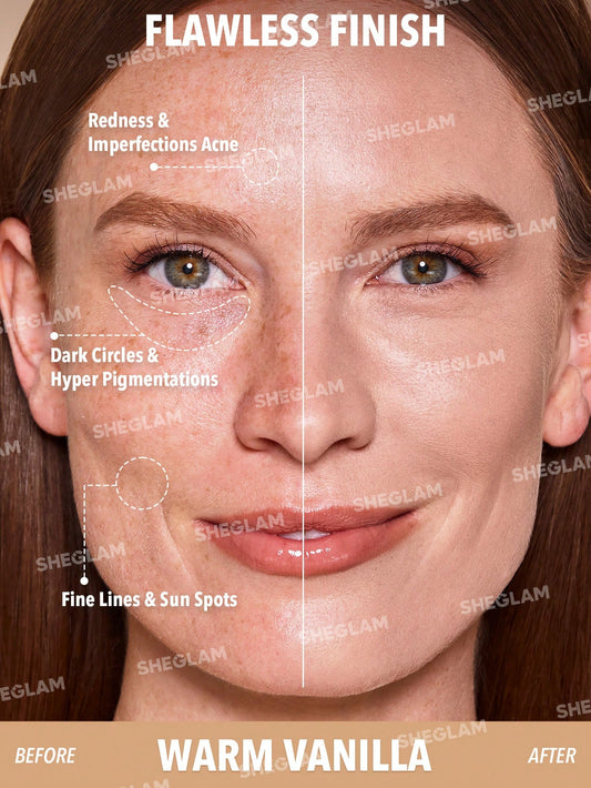 SHEGLAM Skin Magnet High Coverage Foundation Stick-Warm Vanilla