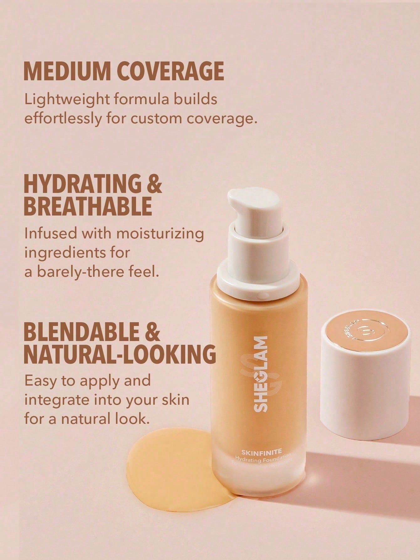SHEGLAM Skinfinite Hydrating Foundation-Shell