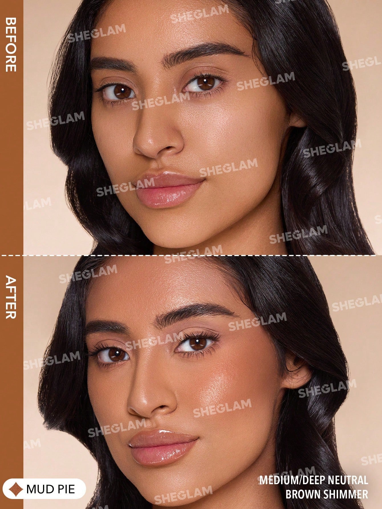 SHEGLAM Sun Beam Shimmer Liquid Bronzer-Mud Pie