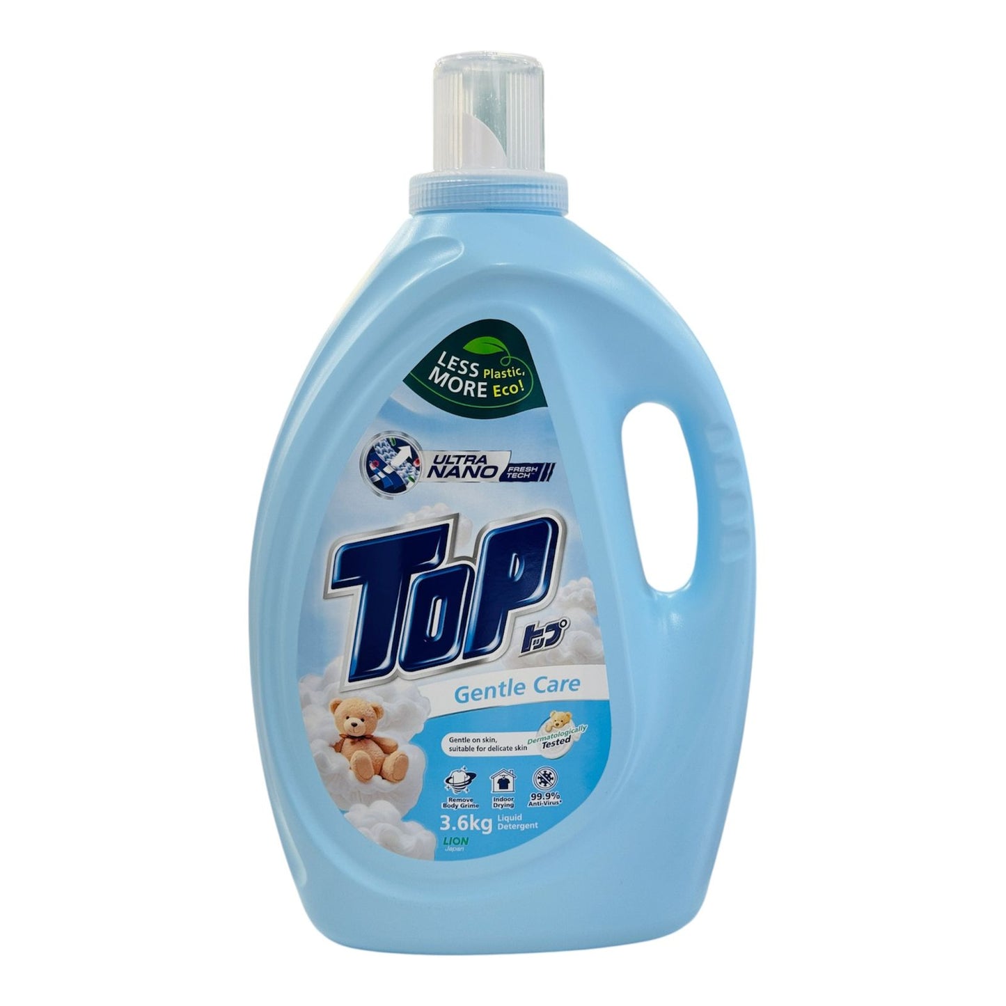 TOP LIQUID DETERGENT GENTLE CARE 3.6KG