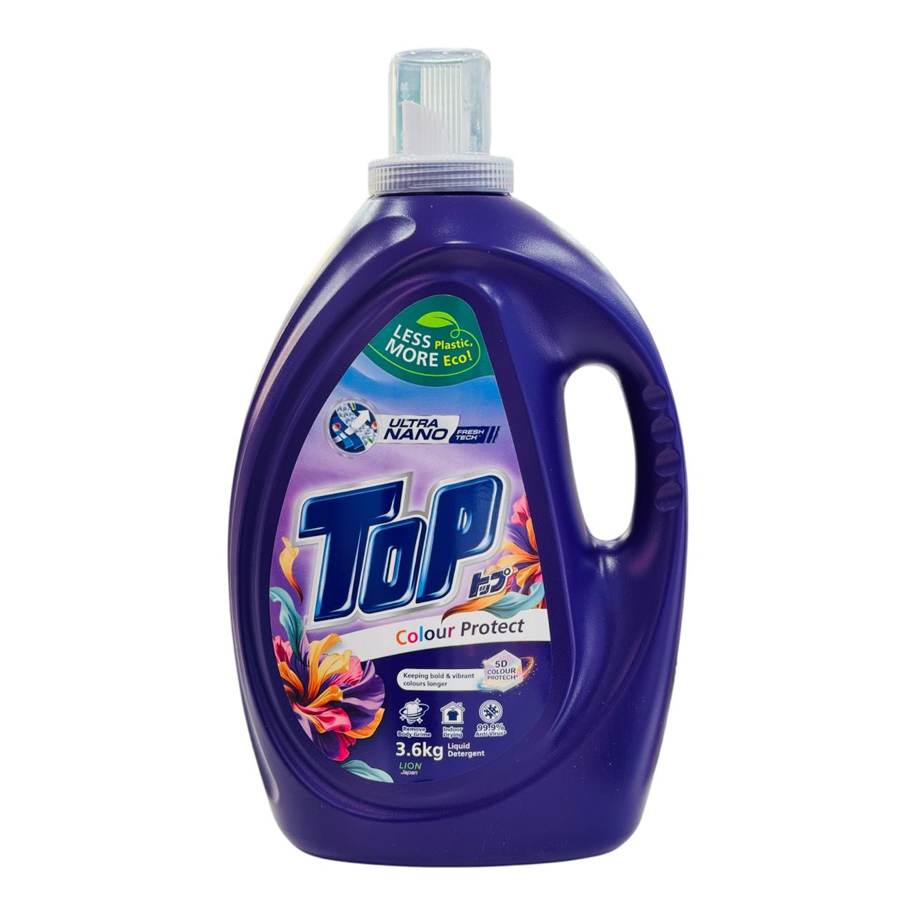 TOP LIQUID DETERGENT COLOR PROTECT PURPLE 3.6KG
