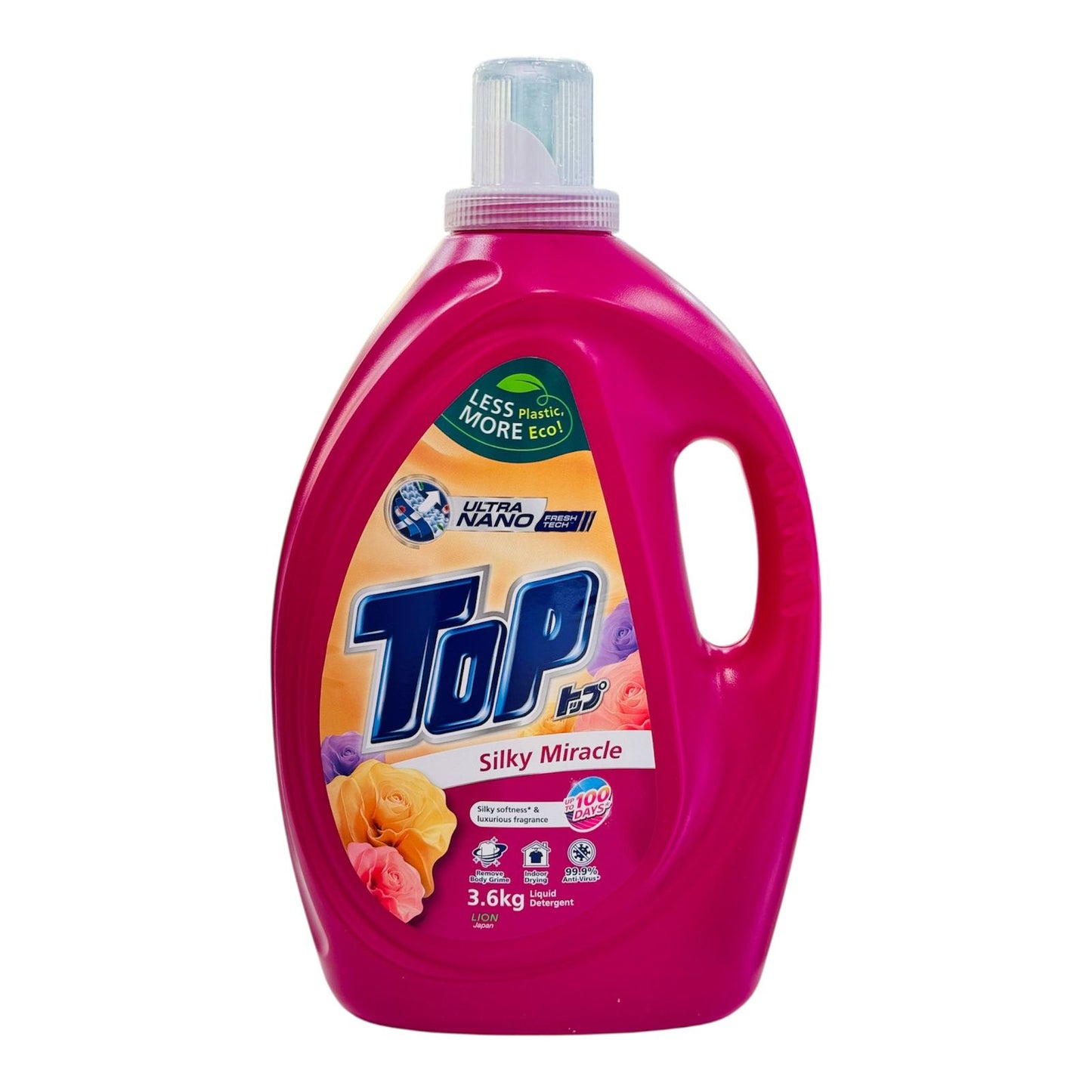 TOP LIQUID DETERGENT SILKY MIRACLE 3.6KG