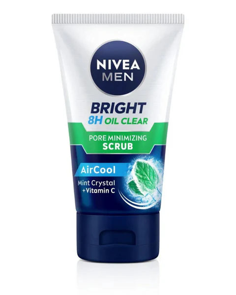 NIVEA MEN BRIGHT 8H OIL CLEAR PROMINIZING SCRUM AIRCOOL 100ML