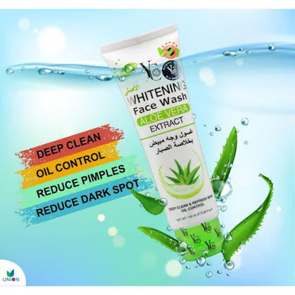 YC WHITENING FACE WASH ALOE VERA EXTRACT 100ML