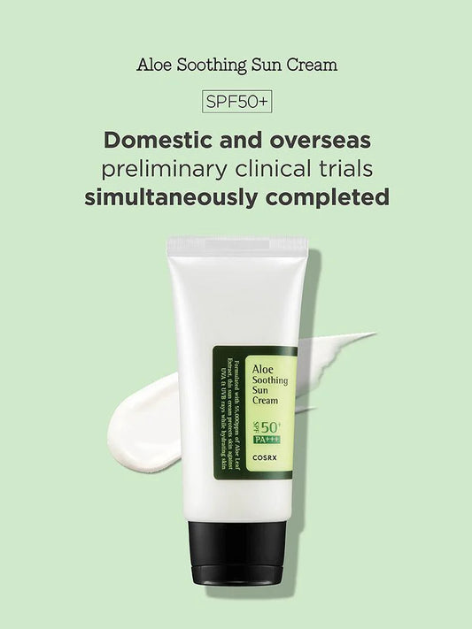 COSRX ALOE SOOTHING SUN CREAM SPF50+/ PA+++