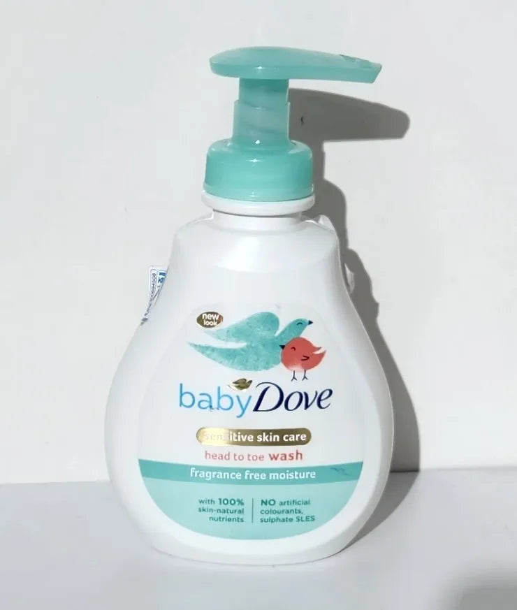 BABY DOVE WASH FRAGRANCE FREE MOISTURE 400ML