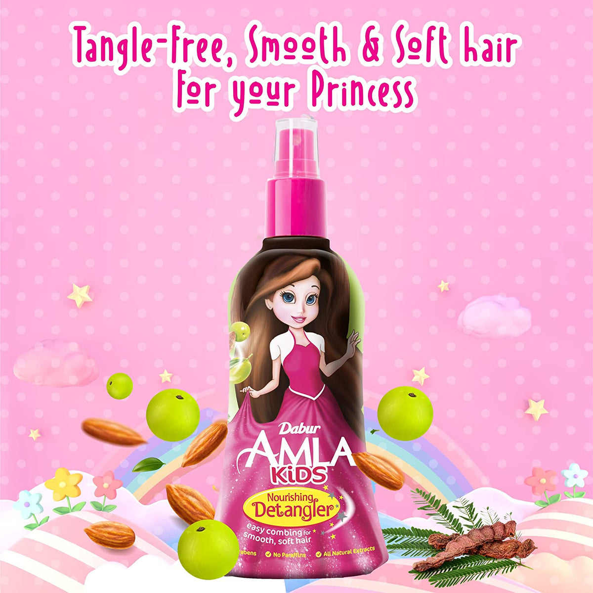 VATIKA DABUR AMLA KIDS DETANGLER 200ML