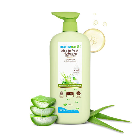 MAMAEARTH ALOE REFRESH HYDRATING BODY LOTION 400ML