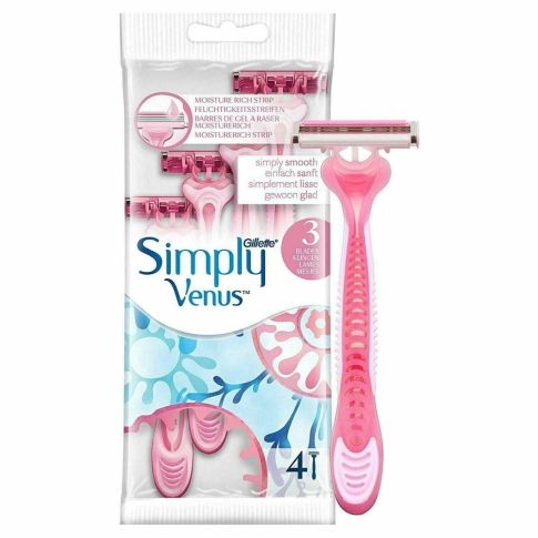 GILLETTE SIMPLY 3 VENUS RAZOR 4+1