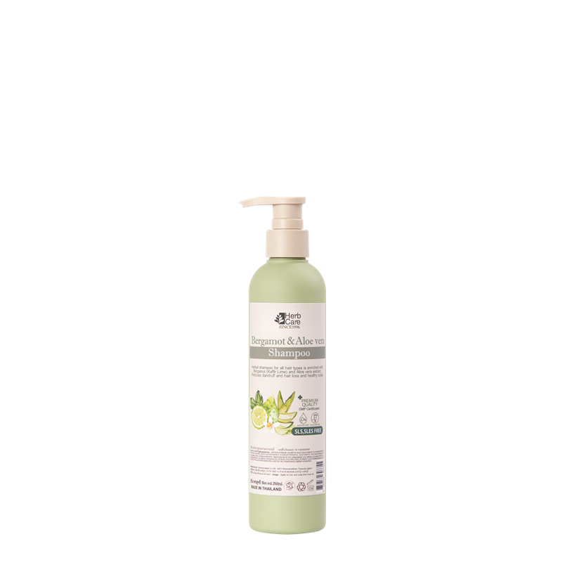 HERBCARE BERGAMOT & ALOE VERA SHAMPOO SLS,SLES FREE 250ML