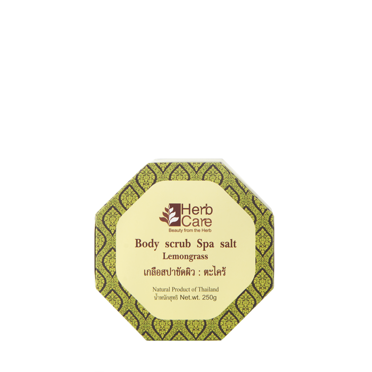 HERBCARE BODY SCRUB SPA SALT LEMONGRASS 250G