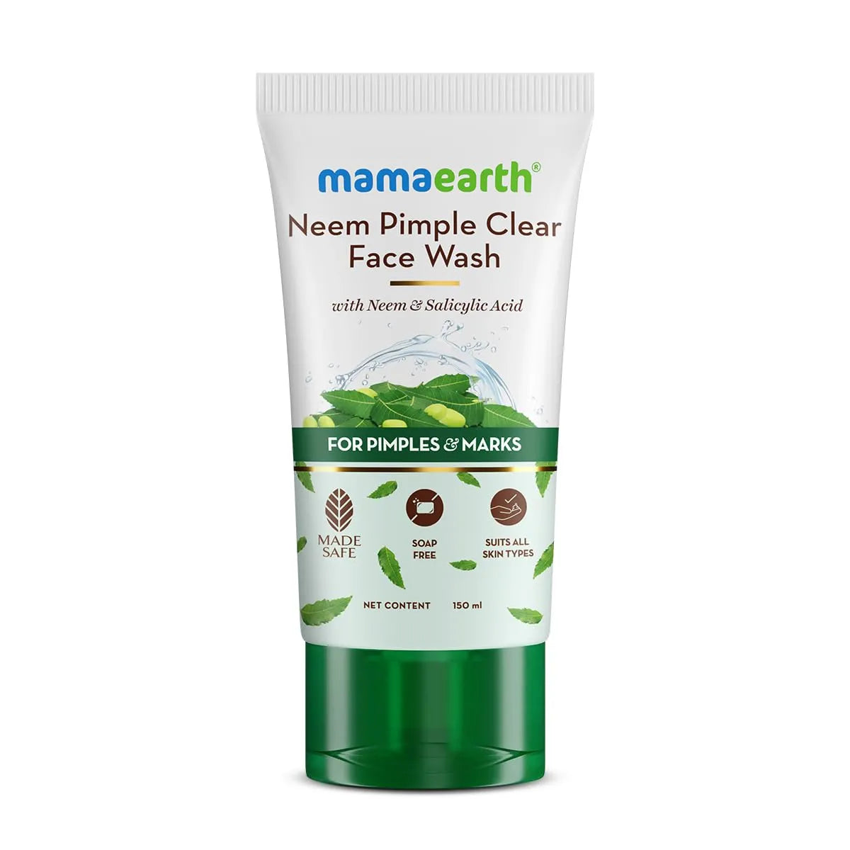 MAMAEARTH NEEM PIMPLE CLEAR FACE WASH FOR PIMPLES & MARKS 150ML
