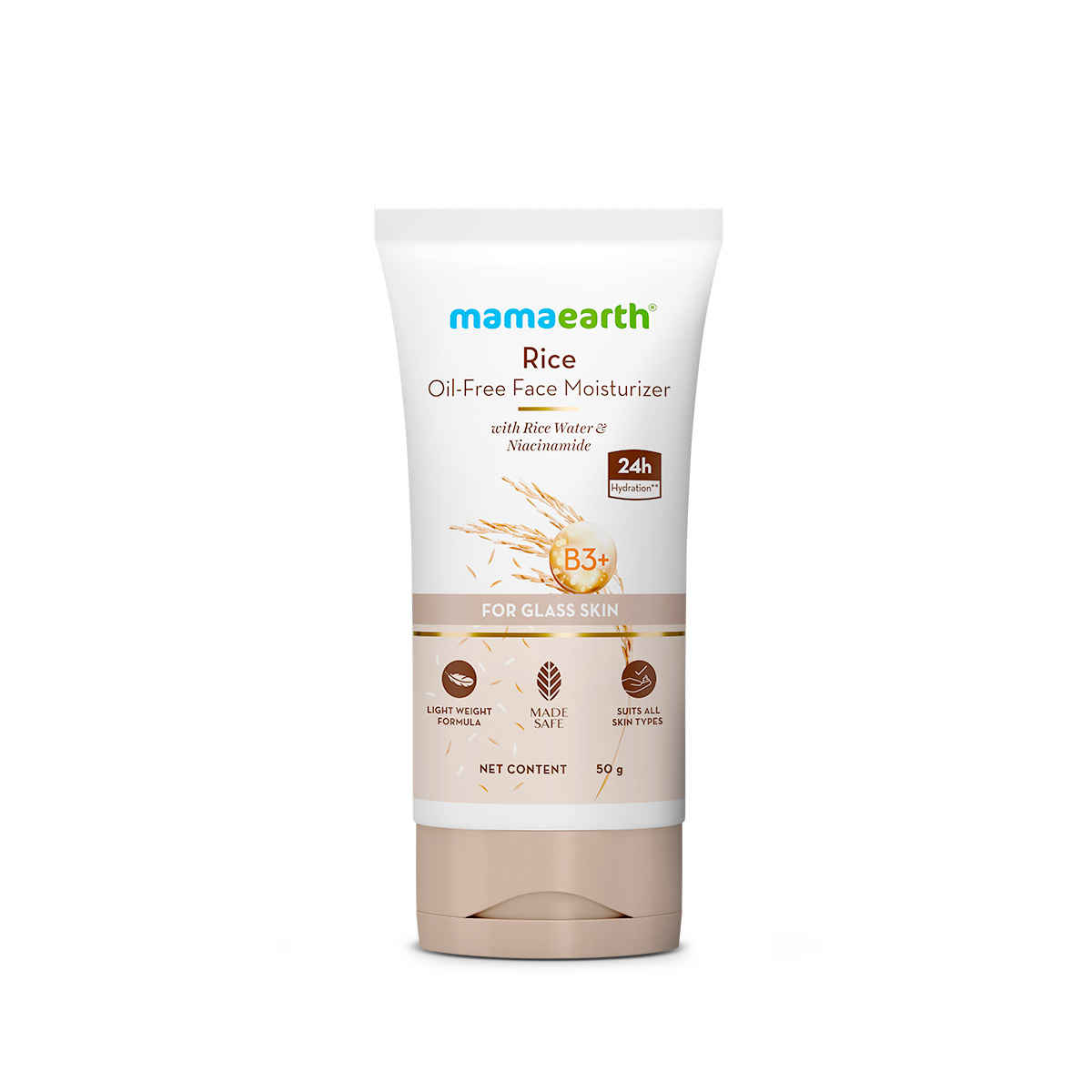 MAMAEARTH RICE OIL FREE FACE MOISTURIZER 50G