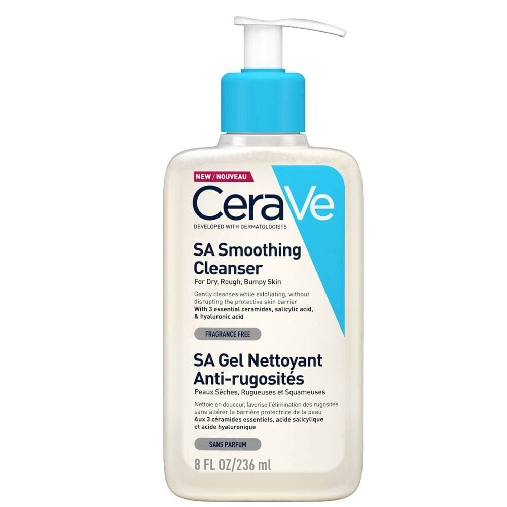 CERAVE SA SMOOTHING CLEANSER FOR DRY,ROUGH BUMPY SKIN 236ML