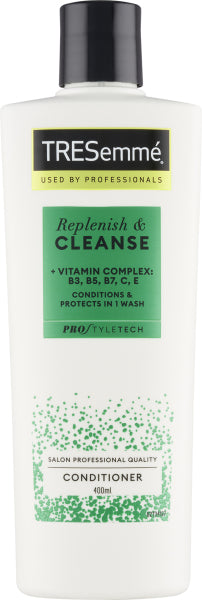 TRESEMME REPLENISH & CLEANSE + VITAMIN COMPLEX B3'B5'B7'C'E 400ML