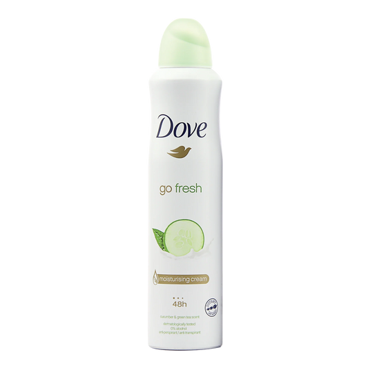 DOVE DEODORANT GO FRESH CUCUMBER & GREEN TEA SCENT 250ML