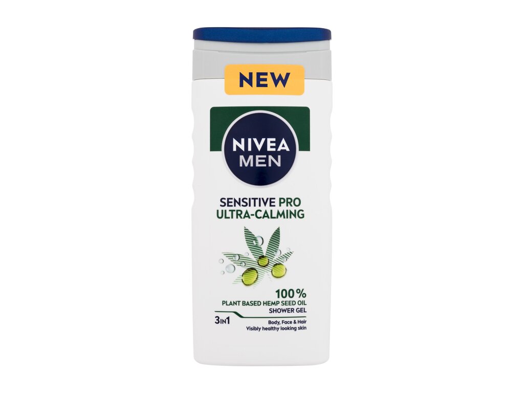 NIVEA MEN SENSITIVE PRO ULTRA-CALMING 3IN1 SHOWER GEL 250ML